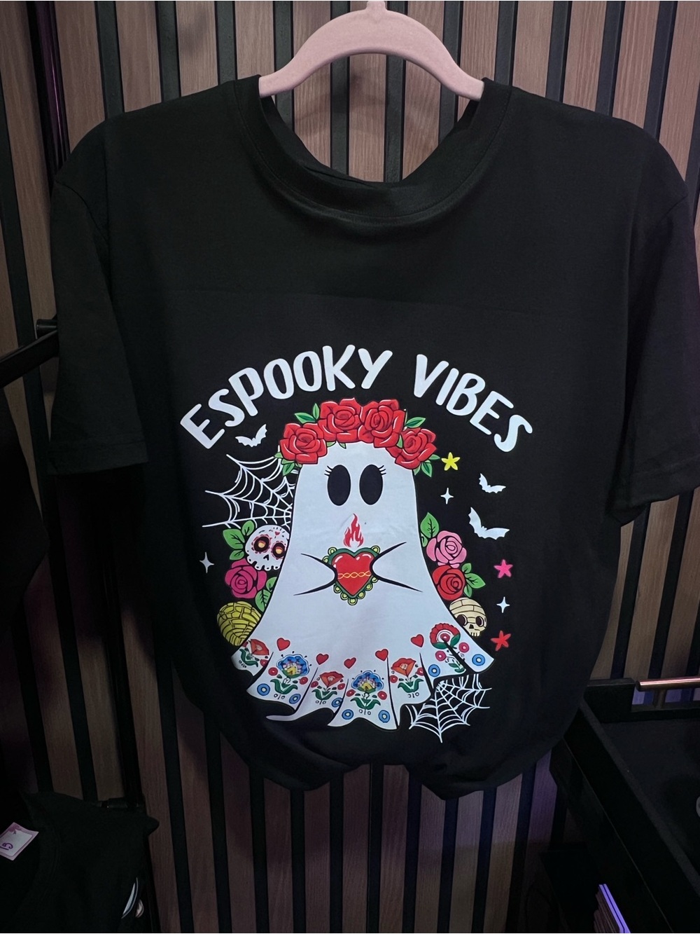 Spooky Vibes Graphic Tee - Black